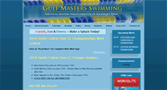 Desktop Screenshot of gulfmastersswimming.org